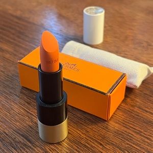 Hermes Rouge Satin Lipstick - Orange Boite